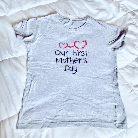 Set, first Mother’s Day L t-shirt & 6 mo. onesie - Picture 4 of 4